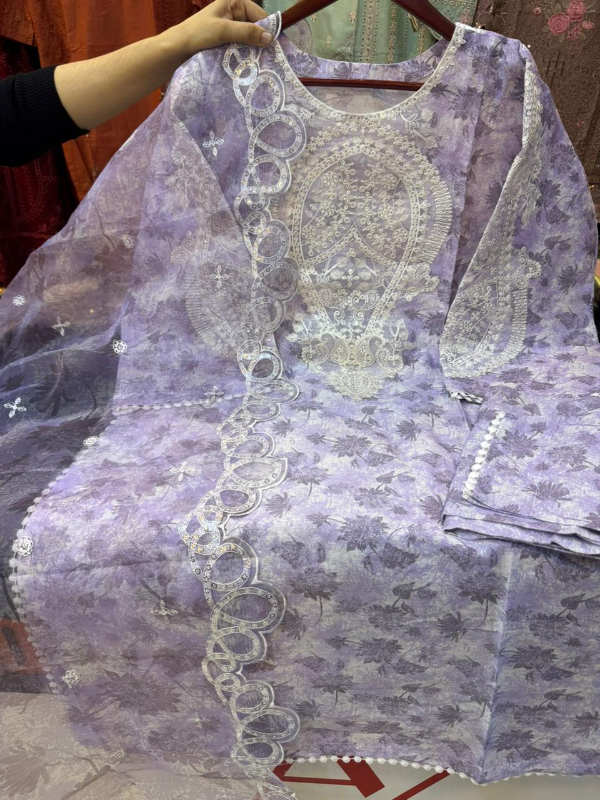 Sophisticated Stitched Cotton Outfit